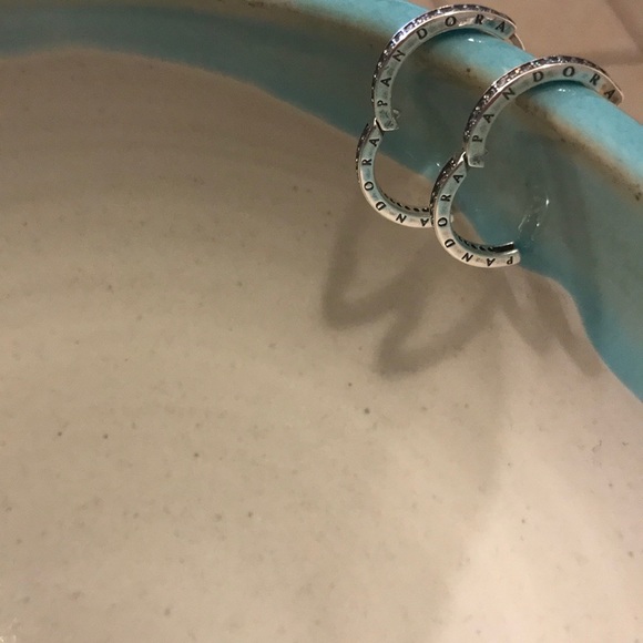 Pandora Jewelry - Pandora Signature Hoop Earings